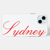 Sydney - schöner iPhone Case (Rückseite (Horizontal))