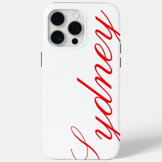 Sydney - schöner iPhone Case (Rückseite)