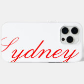 Sydney - schöner iPhone Case (Rückseite (Horizontal))