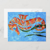 Sydney - Seepferd Collage Postkarte (Vorne/Hinten)