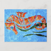 Sydney - Seepferd Collage Postkarte (Vorderseite)