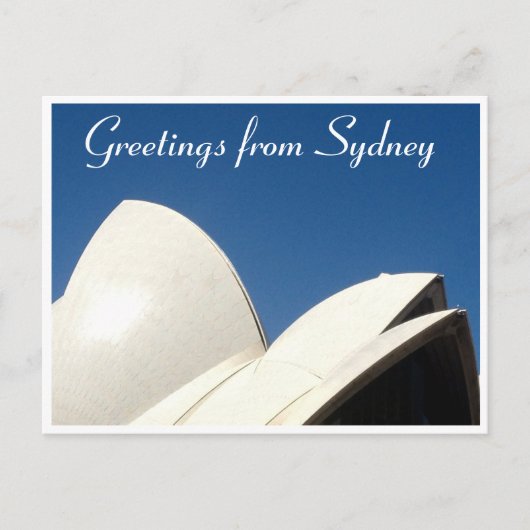 Sydney Segelgrüße Postkarte (Vorderseite)