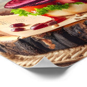 Sydney Sizzle Burger Poster (Ecke)