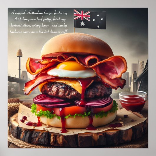 Sydney Sizzle Burger Poster (Vorne)