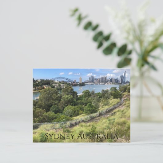 Sydney Skyline-Ansichtskarte Postkarte (Stehend Vorderseite)