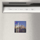 SYDNEY, Skyline, Australien, Ozeanien, Kühlschrank Magnet (In Situ (Geschirrspüler))