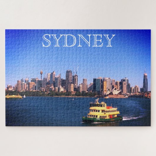 Sydney Skyline Fähre Puzzle (Horizontal)