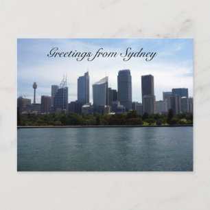 Sydney-Skyline-Grüße Postkarte