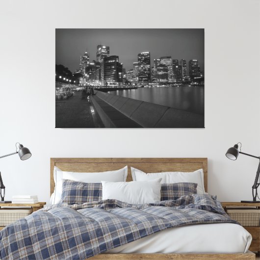 Sydney Skyline Leinwanddruck (Insitu (Schlafzimmer))