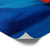 Sydney Skyline mit Opernhaus Abstrakt Fauvist Poster (Ecke)