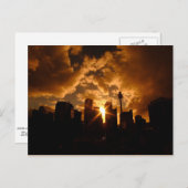 Sydney Skyline nachts Postkarte (Vorne/Hinten)