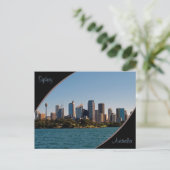Sydney Skyline Postcard Postkarte (Stehend Vorderseite)
