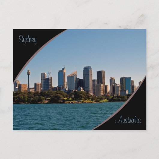 Sydney Skyline Postcard Postkarte (Vorderseite)