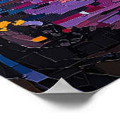 Sydney Skyline Poster - Vibranding Australia Wall  (Ecke)