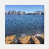 Sydney Skyline Rocks Magnet (Vorne)