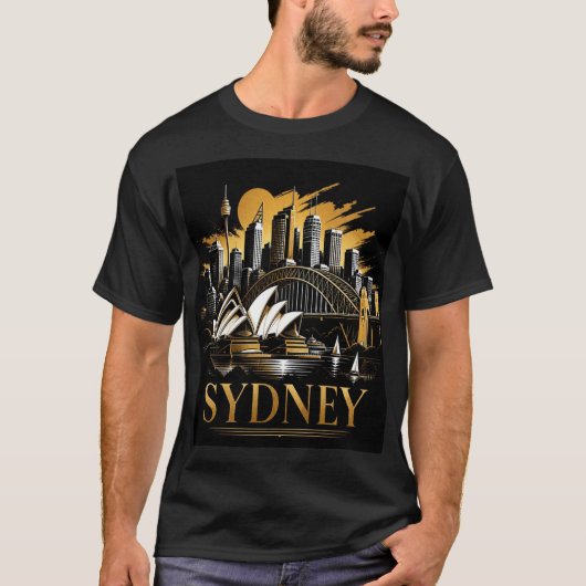 Sydney Skyline T-Shirt (Vorderseite)