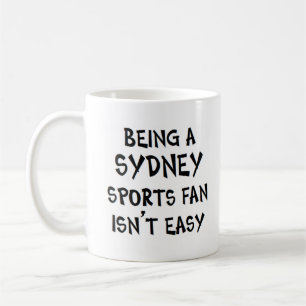 Sydney-Sportfan, zu sein Kaffeetasse