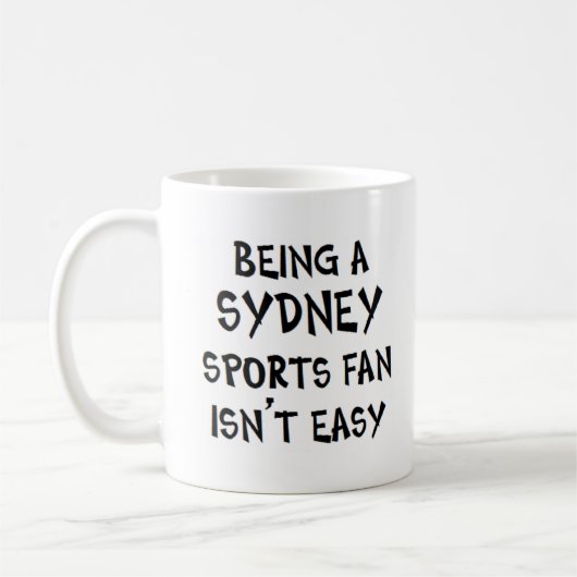 Sydney-Sportfan, zu sein Kaffeetasse (Links)