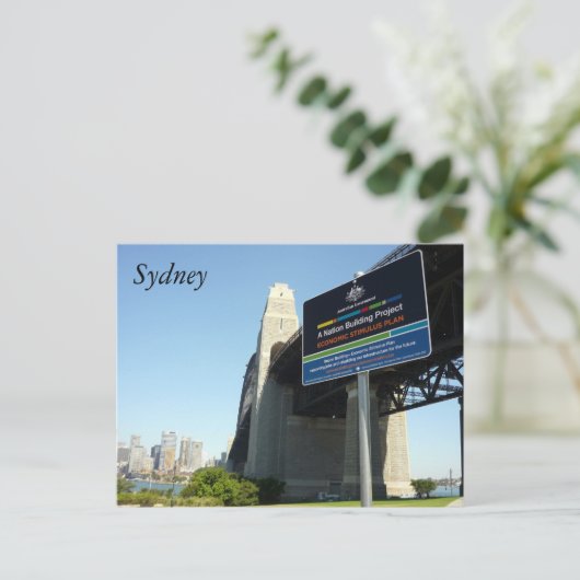Sydney-Stimulation Postkarte (Stehend Vorderseite)