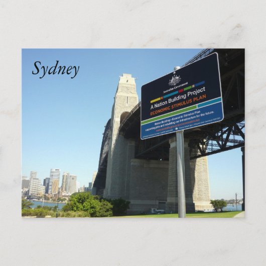 Sydney-Stimulation Postkarte (Vorderseite)