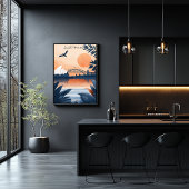 Sydney Sunset - Opernhaus und Hafenbrücke Poster