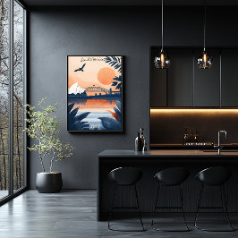 Sydney Sunset - Opernhaus und Hafenbrücke Poster