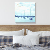 Sydney Szene Yachten im Hafen Drummoyne Leinwanddruck (Insitu (Schlafzimmer))