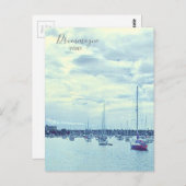 Sydney Szene Yachten im Hafen Drummoyne Postkarte (Vorne/Hinten)