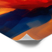 Sydney Teddy Golden Harbor Skyline Print Poster (Ecke)