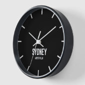 Sydney Time Zone Newsroom Wall Clock Uhr (Winkel)