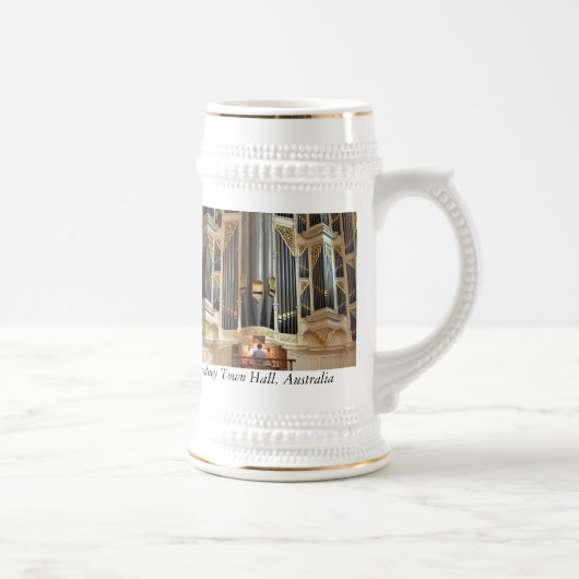 Sydney Town Hall Orgel stein Bierglas (Rechts)