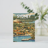 Sydney Travel Postkarte (Stehend Vorderseite)