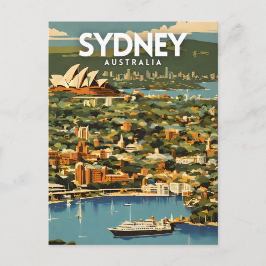 Sydney Travel Postkarte (Vorderseite)