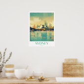 Sydney Travel Print Wall Art Poster (Küche)