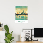 Sydney Travel Print Wall Art Poster (Heimbüro)