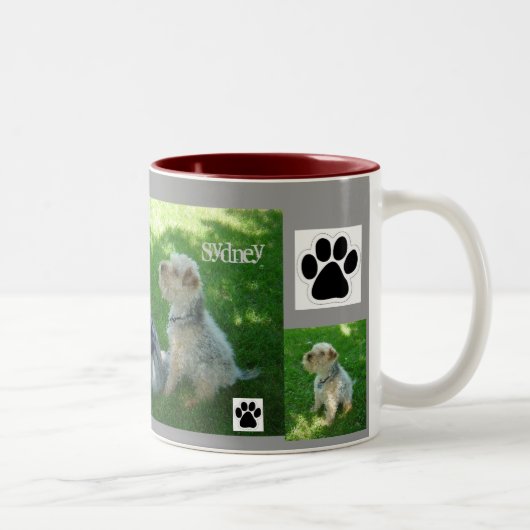 Sydney- und Nicky-Tasse Zweifarbige Tasse (Rechts)