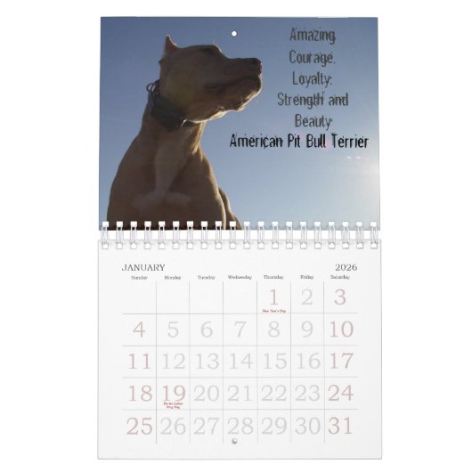 Sydney und Ziggi 2009 Kalender (Jan 2026)