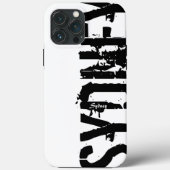 Sydney - Urban Style - Black and White iPhone Case (Rückseite)
