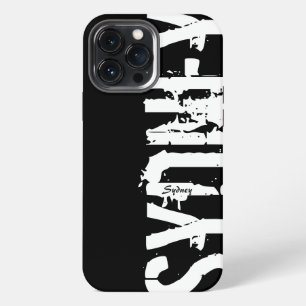 Sydney - Urbaner Stil - iPhone-Hülle Schwarz-Weiß iPhone 13 Pro Max Hülle