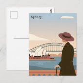 Sydney Vintag Postkarte (Vorne/Hinten)