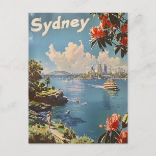 Sydney Vintag Postkarte