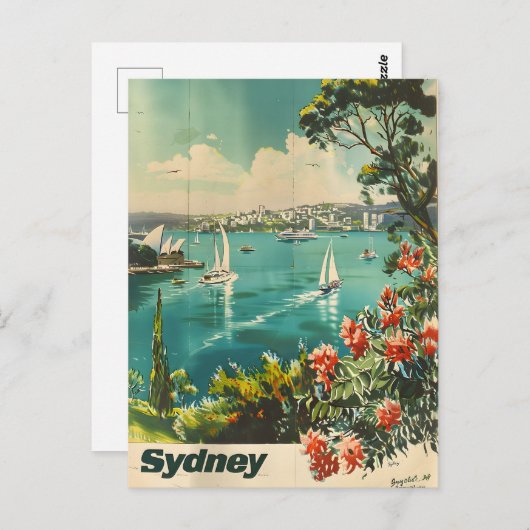 Sydney Vintag Postkarte (Vorne/Hinten)