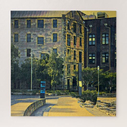 Sydney Vintag Rocks landschaftliche Reise Puzzle (Vertikal)