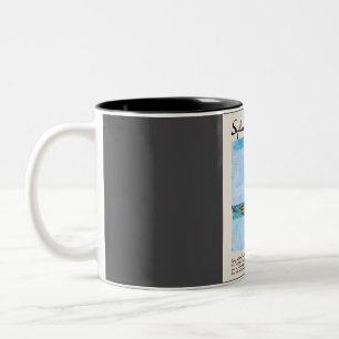 Sydney Vintag Watercolor Travel Zweifarbige Tasse