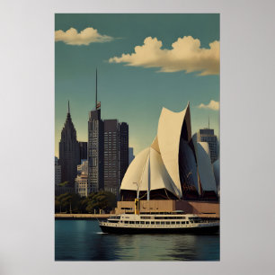 Sydney Vintage-Plakat Poster