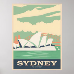 Sydney Vintage-Plakat Poster