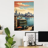Sydney Vintage-Plakat Poster (Heimbüro)