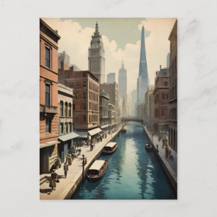 Sydney Vintage-Plakat Postkarte