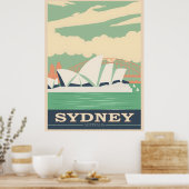 Sydney Vintage Poster (Küche)