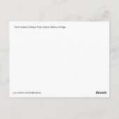 Sydney Vintage Reise Art Postkarte (Rückseite)